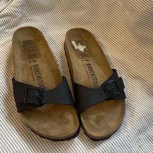 Birkenstock Madrid BS Sandals Womens Size 6.5 Black